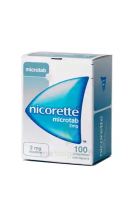 Nicorette Microtab 2 Mg, Comprimé Sublingual 100 à STRASBOURG