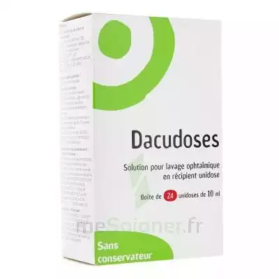 Dacudoses Solution Pour Lavement Ophtalmologique 24unid/10ml à STRASBOURG