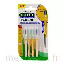 Gum Trav - Ler, 1,3 Mm, Manche Jaune , Blister 4 à STRASBOURG