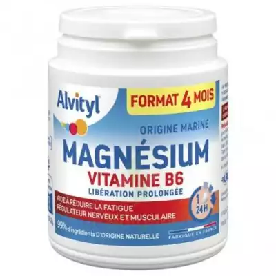 Alvityl Magnésium Vitamine B6 Libération Prolongée Comprimés Lp Pot/120 à STRASBOURG