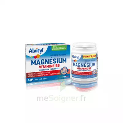 Alvityl Magnésium Vitamine B6 Libération Prolongée Comprimés Lp B/45 à STRASBOURG